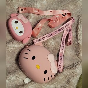 Hello Kitty and My Melody Pink Bag Duo
